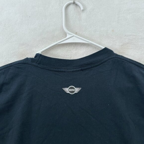 Mini Cooper T Shirt Mens M Black Monte Carlo Mini Racing Graphic Cartoon - Picture 7 of 8